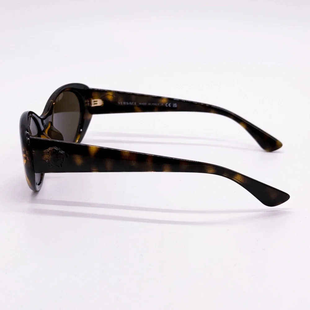 NEW VERSACE VE4455U 108/73 WOMEN CAT EYE SUNGLASSES VERSACE MOD 4455-U HAVANA